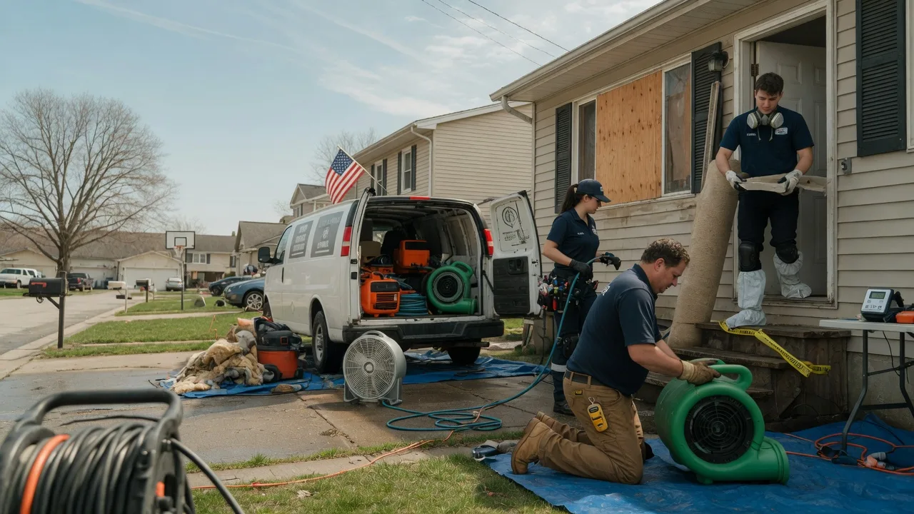 Water Damage Restoration in Deport, TX near me